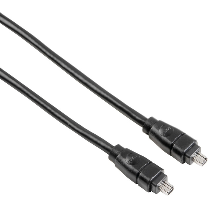 HAMA Kabel FireWire 4-4 Svart 2m in de groep COMPUTERS & RANDAPPARATUUR / Computerkabels / Firewire bij TP E-commerce Nordic AB (C31181)