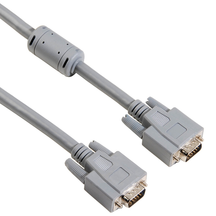 HAMA Kabel VGA Hane-Hane 1.8m in de groep COMPUTERS & RANDAPPARATUUR / Computerkabels / VGA / Kabels bij TP E-commerce Nordic AB (C31183)