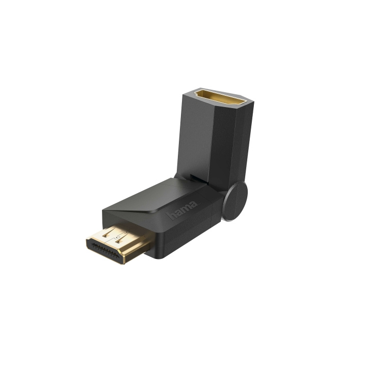 HAMA Adapter HDMI Rotation Hona-Hane Guld Svart in de groep HOME ELECTRONICS / Kabels & Adapters / HDMI / Adapters bij TP E-commerce Nordic AB (C31197)