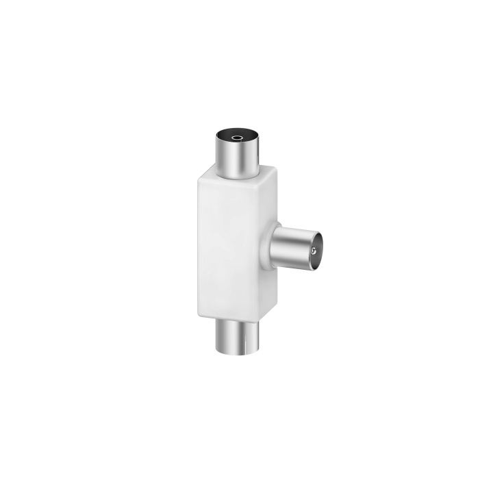 HAMA Kontakt Antenn T-Kontakt Koax 1xHane-2xHona in de groep HOME ELECTRONICS / Kabels & Adapters / Antennekabels & Accessoires / Accessoires bij TP E-commerce Nordic AB (C31202)