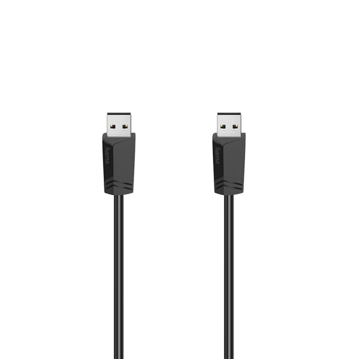 Hama Kabel USB A-A Svart 1,5m in de groep COMPUTERS & RANDAPPARATUUR / Computerkabels / USB / USB-A / Kabels bij TP E-commerce Nordic AB (C31209)