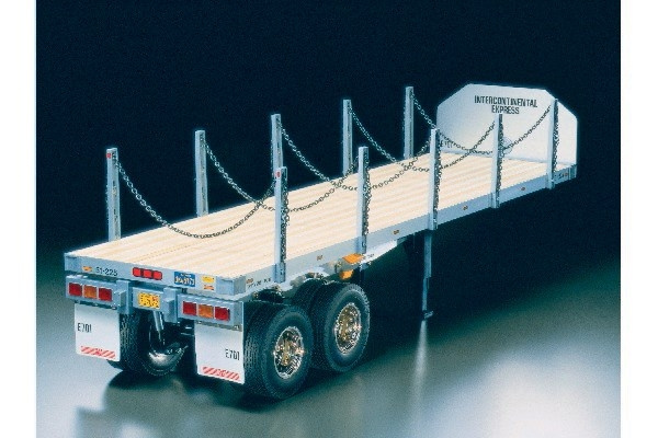 TAMIYA 1/14 FLATBED SEMITRAILER in de groep SPEELGOED, KINDER- & BABYPRODUCTEN / Op afstand bestuurbaar / Overige RC bij TP E-commerce Nordic AB (C31477)