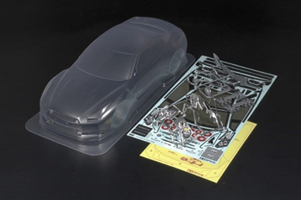 TAMIYA 1/10 Scale R/C Nissan GT-R Body Parts Set in de groep SPEELGOED, KINDER- & BABYPRODUCTEN / Op afstand bestuurbaar / Reserveonderdelen & Extra accessoires / TAMIYA bij TP E-commerce Nordic AB (C31491)