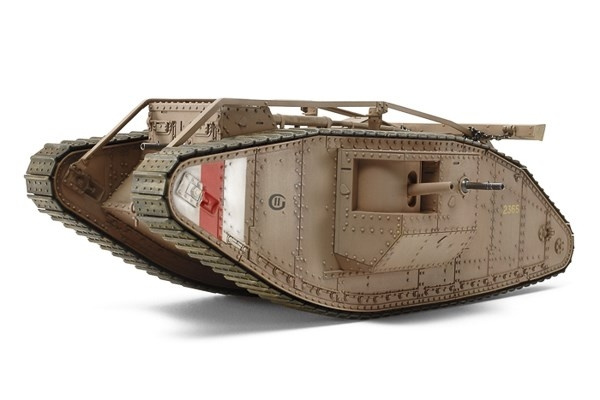 TAMIYA 1/35 WWI British Tank Mk.IV Male (w/Single Motor) in de groep SPORT, VRIJE TIJD & HOBBY / Hobby / Kunststof modellen / Militaire voertuigen (land) bij TP E-commerce Nordic AB (C31507)
