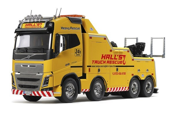 TAMIYA 1/14 Volvo FH16 8x4 Tow Truck Globetrotter 750 in de groep SPEELGOED, KINDER- & BABYPRODUCTEN / Op afstand bestuurbaar / Afstand bestuurbare auto\'s bij TP E-commerce Nordic AB (C31584)