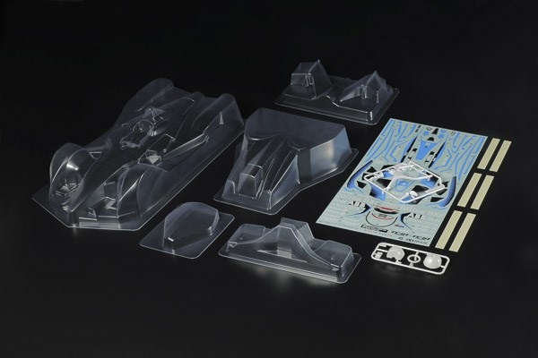 TAMIYA 1/10 Scale R/C Formula E GEN2 Car - Body Parts Set in de groep SPEELGOED, KINDER- & BABYPRODUCTEN / Op afstand bestuurbaar / Reserveonderdelen & Extra accessoires / TAMIYA bij TP E-commerce Nordic AB (C31587)