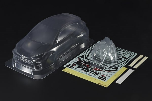 TAMIYA 1/10 Scale R/C TOYOTA GR Yaris Body Parts Set in de groep SPEELGOED, KINDER- & BABYPRODUCTEN / Op afstand bestuurbaar / Reserveonderdelen & Extra accessoires / TAMIYA bij TP E-commerce Nordic AB (C31592)