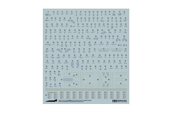 TAMIYA 1/48 Scale F-4 Phantom II T Decal Set A in de groep SPORT, VRIJE TIJD & HOBBY / Hobby / Kunststof modellen / Badkuip bij TP E-commerce Nordic AB (C31600)