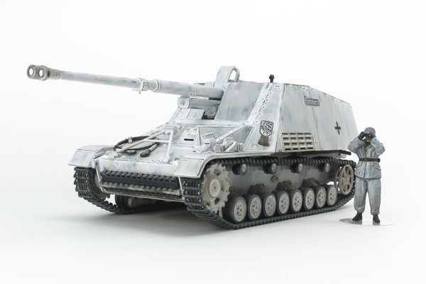 TAMIYA 1/48 German Self-Propelled Heavy Anti-Tank Gun Nas in de groep SPORT, VRIJE TIJD & HOBBY / Hobby / Kunststof modellen / Militaire voertuigen (land) bij TP E-commerce Nordic AB (C31607)