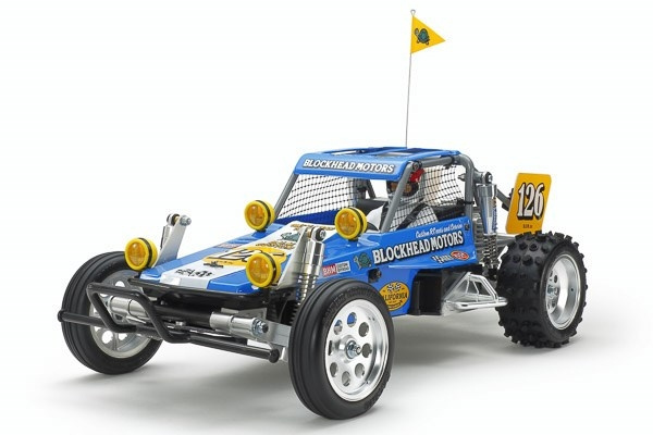 TAMIYA 1/10 R/C Wild One Off-Roader Blockhead Mo / NO ESC in de groep SPEELGOED, KINDER- & BABYPRODUCTEN / Op afstand bestuurbaar / Afstand bestuurbare auto\'s bij TP E-commerce Nordic AB (C31612)