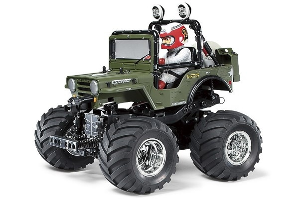 TAMIYA 1/10 R/C Wild Willy 2000 (WR-02) / NO ESC in de groep SPEELGOED, KINDER- & BABYPRODUCTEN / Op afstand bestuurbaar / Afstand bestuurbare auto\'s bij TP E-commerce Nordic AB (C31621)