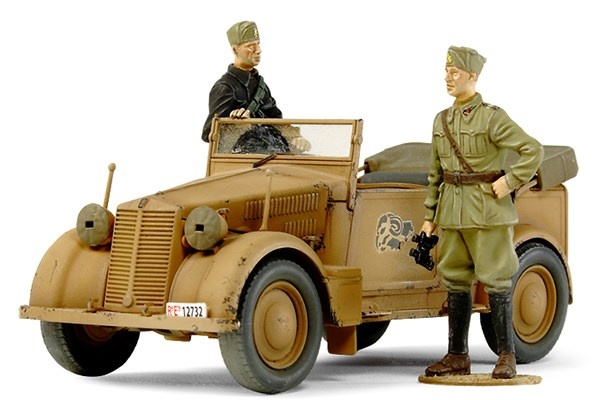 TAMIYA 1/35 Italian/German 508CM \'Coloniale\' Staff Car in de groep SPORT, VRIJE TIJD & HOBBY / Hobby / Kunststof modellen / Badkuip bij TP E-commerce Nordic AB (C31679)