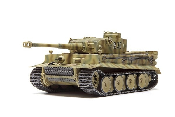 TAMIYA 1/48 German Heavy Tank Tiger I Early Production in de groep SPORT, VRIJE TIJD & HOBBY / Hobby / Kunststof modellen / Militaire voertuigen (land) bij TP E-commerce Nordic AB (C31681)