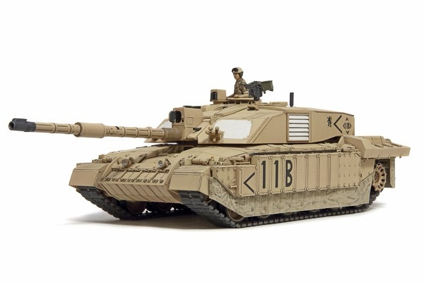 TAMIYA 1/48 British Main Battle Tank Challenger 2 (Desert in de groep SPORT, VRIJE TIJD & HOBBY / Hobby / Kunststof modellen / Militaire voertuigen (land) bij TP E-commerce Nordic AB (C31687)
