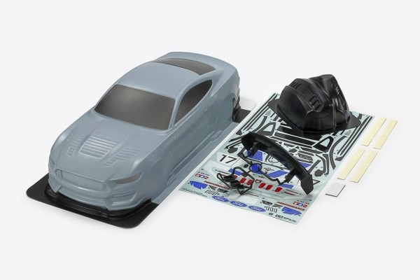 TAMIYA 1/10 Scale R/C Ford Mustang GT4 Body Parts Set in de groep SPEELGOED, KINDER- & BABYPRODUCTEN / Op afstand bestuurbaar / Reserveonderdelen & Extra accessoires / TAMIYA bij TP E-commerce Nordic AB (C31689)