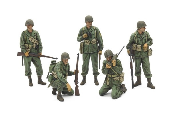 TAMIYA 1/35 U.S. Infantry Scout Set in de groep SPORT, VRIJE TIJD & HOBBY / Hobby / Kunststof modellen / Badkuip bij TP E-commerce Nordic AB (C31695)