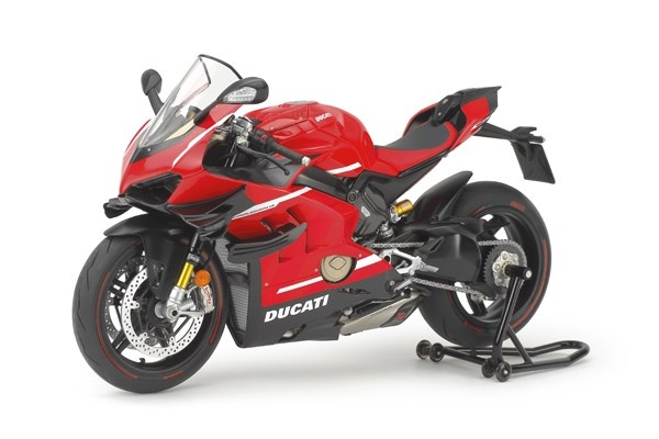 TAMIYA 1/12 Ducati Superleggera V4 in de groep SPORT, VRIJE TIJD & HOBBY / Hobby / Kunststof modellen / Motorfietsen bij TP E-commerce Nordic AB (C31706)