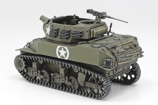 TAMIYA 1/48 U.S. Howitzer Motor Carriage M8 in de groep SPORT, VRIJE TIJD & HOBBY / Hobby / Kunststof modellen / Militaire voertuigen (land) bij TP E-commerce Nordic AB (C31716)