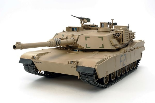 TAMIYA 1/16 R/C U.S. M1A2 Abrams w/Option Kit in de groep SPEELGOED, KINDER- & BABYPRODUCTEN / Op afstand bestuurbaar / Overige RC bij TP E-commerce Nordic AB (C31795)