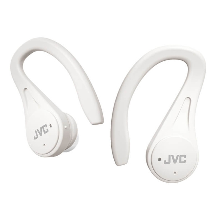 JVC Hörlur In-Ear True Wireless Sports Vit HA-EC25T-W-U in de groep HOME ELECTRONICS / Audio & Beeld / Koptelefoon & Accessoires / Koptelefoon bij TP E-commerce Nordic AB (C32117)