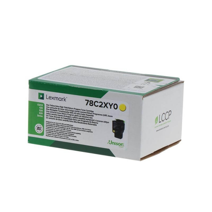 Lexmark Toner 78C2XY0 Gul Extra High Yield, Return in de groep COMPUTERS & RANDAPPARATUUR / Printers & Accessoires / Inkt & Toner / Toner / Lexmark bij TP E-commerce Nordic AB (C32163)