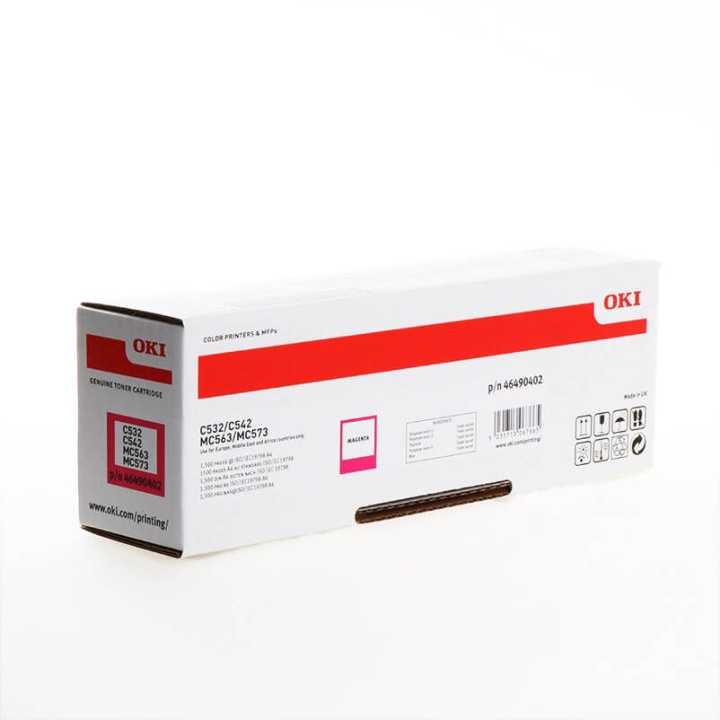 OKI Toner 46490402 Magenta in de groep COMPUTERS & RANDAPPARATUUR / Printers & Accessoires / Inkt & Toner / Toner / OKI bij TP E-commerce Nordic AB (C32192)