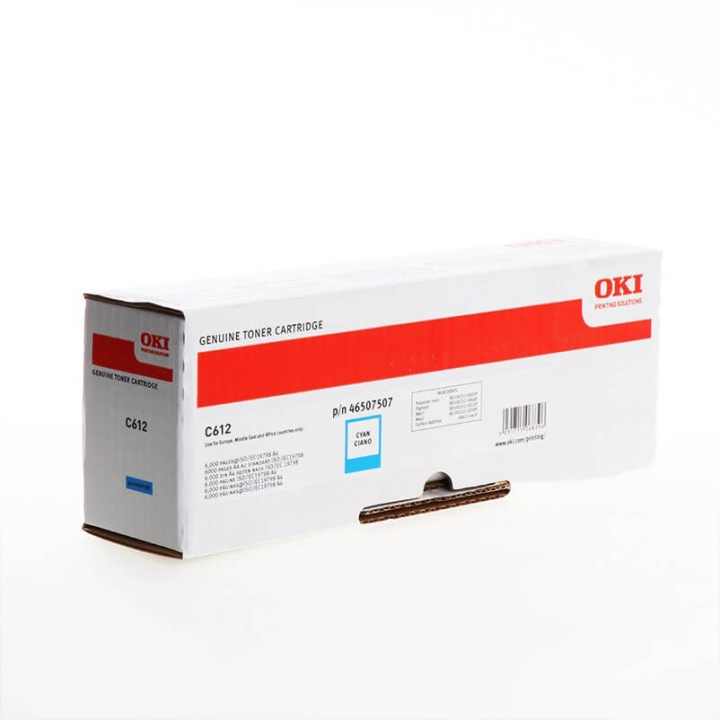 OKI Toner 46507507 Cyan in de groep COMPUTERS & RANDAPPARATUUR / Printers & Accessoires / Inkt & Toner / Toner / OKI bij TP E-commerce Nordic AB (C32197)