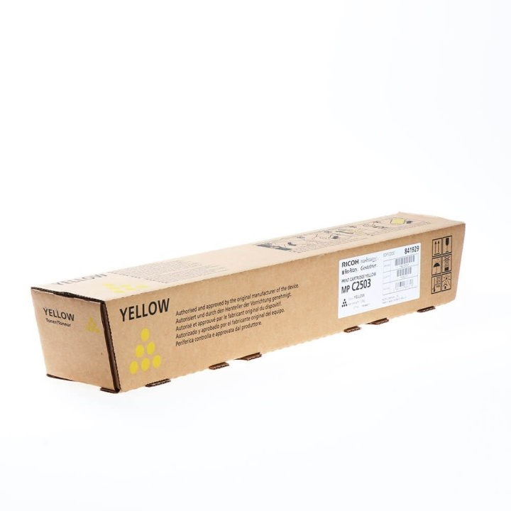 Ricoh Toner 841929 MP C2503 Gul in de groep COMPUTERS & RANDAPPARATUUR / Printers & Accessoires / Inkt & Toner / Toner / Anderen bij TP E-commerce Nordic AB (C32215)