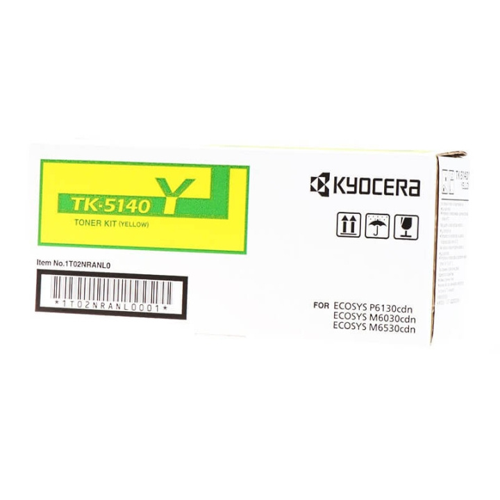 Kyocera Toner 1T02NRANL0 TK-5140 Gul in de groep COMPUTERS & RANDAPPARATUUR / Printers & Accessoires / Inkt & Toner / Toner / Kyocera bij TP E-commerce Nordic AB (C32238)