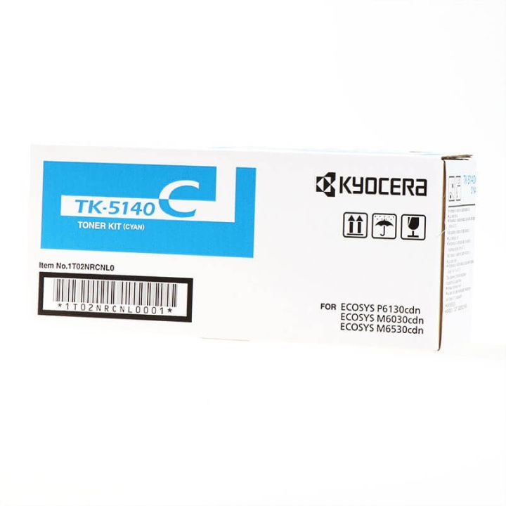 Kyocera Toner 1T02NRCNL0 TK-5140 Cyan in de groep COMPUTERS & RANDAPPARATUUR / Printers & Accessoires / Inkt & Toner / Toner / Kyocera bij TP E-commerce Nordic AB (C32240)