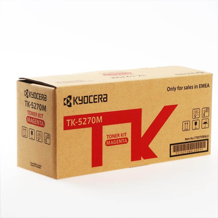 Kyocera Toner 1T02TVBNL0 TK-5270 Magenta in de groep COMPUTERS & RANDAPPARATUUR / Printers & Accessoires / Inkt & Toner / Toner / Kyocera bij TP E-commerce Nordic AB (C32258)