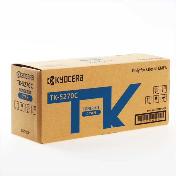 Kyocera Toner 1T02TVCNL0 TK-5270 Cyan in de groep COMPUTERS & RANDAPPARATUUR / Printers & Accessoires / Inkt & Toner / Toner / Kyocera bij TP E-commerce Nordic AB (C32259)