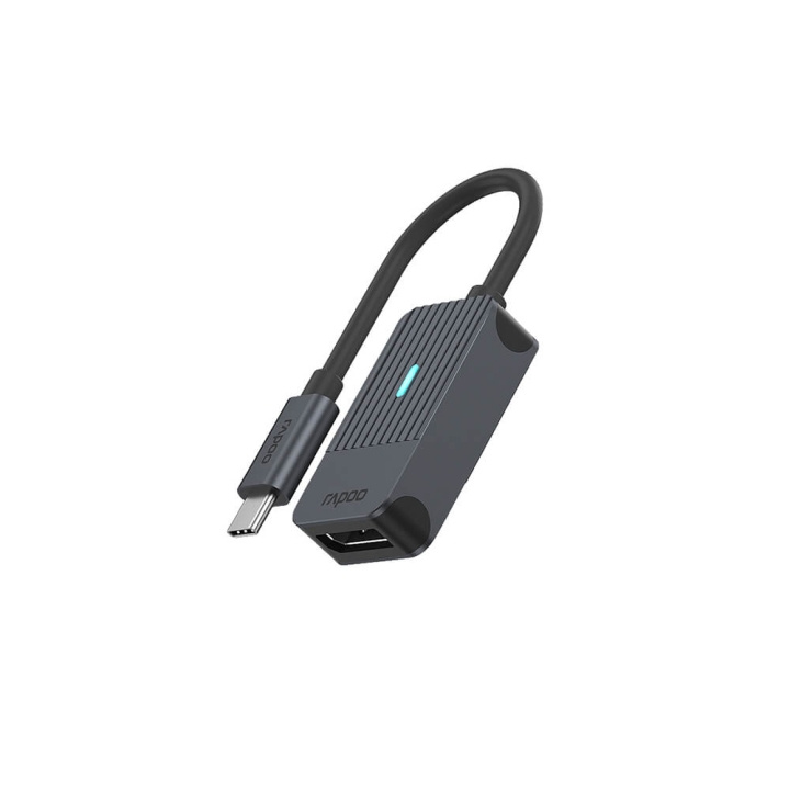 Rapoo Adapter USB-C UCA-1005 USB-C till DisplayPort in de groep COMPUTERS & RANDAPPARATUUR / Computerkabels / DisplayPort / Adapters bij TP E-commerce Nordic AB (C32270)