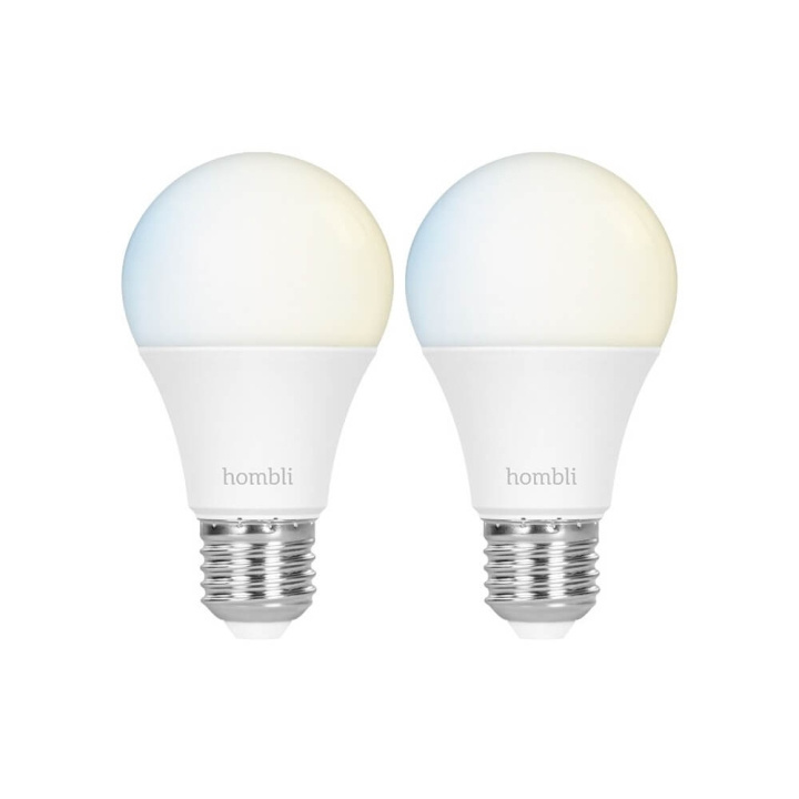 Hombli Smart Lampa E27 9W Promo 2-Pack CCT in de groep HOME ELECTRONICS / Verlichting / LED-lampen bij TP E-commerce Nordic AB (C32281)