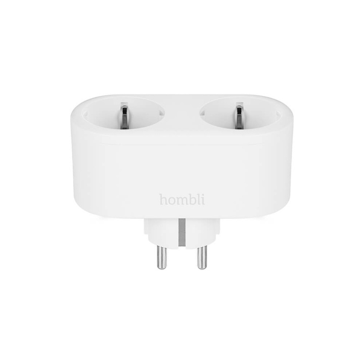 Hombli EU Smart Plug Duo Vit in de groep HUISHOUDEN & TUIN / Smart home / Smart plugs bij TP E-commerce Nordic AB (C32306)