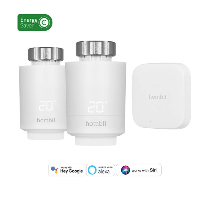 Hombli Smart Termostat Start Kit (2+BT Bridge) in de groep HUISHOUDEN & TUIN / Smart home / Slimme huissystemen bij TP E-commerce Nordic AB (C32309)