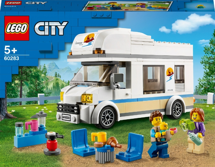 LEGO City Great Vehicles 60283 - Holiday Camper Van in de groep SPEELGOED, KINDER- & BABYPRODUCTEN / Speelgoed / Bouwspeelgoed / Lego bij TP E-commerce Nordic AB (C32720)
