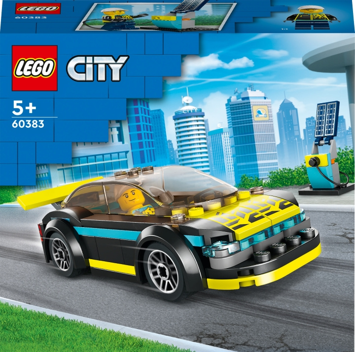 LEGO City Great Vehicles 60383 - Electric Sports Car in de groep SPEELGOED, KINDER- & BABYPRODUCTEN / Speelgoed / Bouwspeelgoed / Lego bij TP E-commerce Nordic AB (C32768)