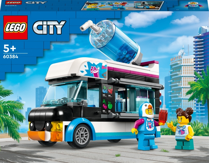 LEGO City Great Vehicles 60384 - Penguin Slushy Van in de groep SPEELGOED, KINDER- & BABYPRODUCTEN / Speelgoed / Bouwspeelgoed / Lego bij TP E-commerce Nordic AB (C32769)