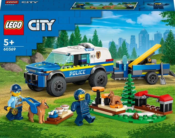 LEGO City Police 60369 - Mobile Police Dog Training in de groep SPEELGOED, KINDER- & BABYPRODUCTEN / Speelgoed / Bouwspeelgoed / Lego bij TP E-commerce Nordic AB (C32772)