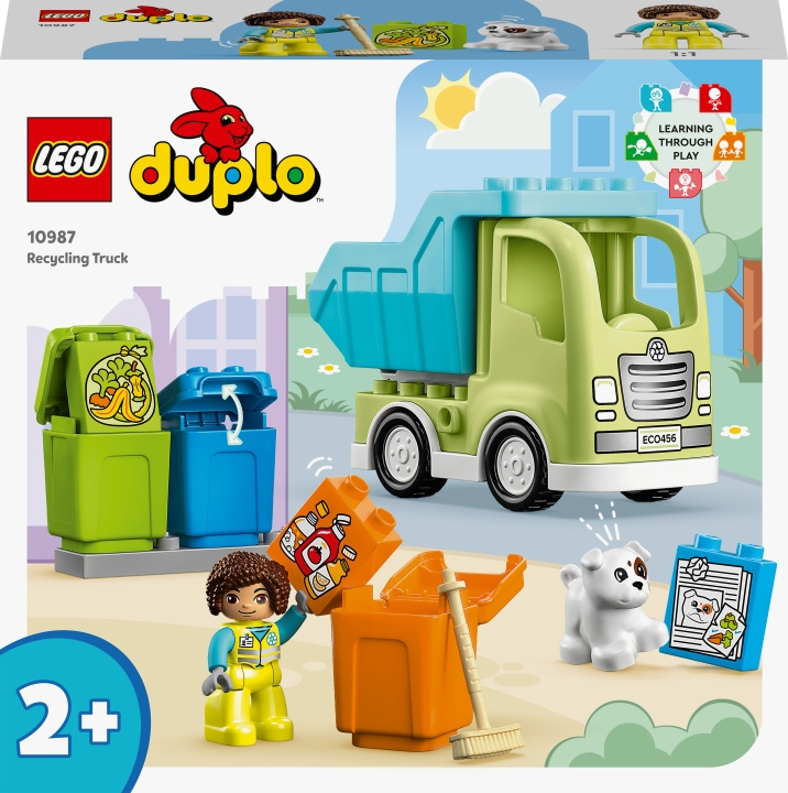 LEGO DUPLO Town 10987 - Återvinningsbil in de groep SPEELGOED, KINDER- & BABYPRODUCTEN / Speelgoed / Bouwspeelgoed / Lego bij TP E-commerce Nordic AB (C32787)