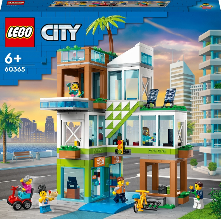 LEGO City My City 60365 - Apartment Building in de groep SPEELGOED, KINDER- & BABYPRODUCTEN / Speelgoed / Bouwspeelgoed / Lego bij TP E-commerce Nordic AB (C32801)