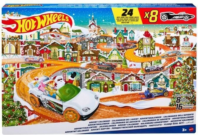 Hot Wheels - Julkalender, 2023 in de groep SPEELGOED, KINDER- & BABYPRODUCTEN / Speelgoed / Adventkalender bij TP E-commerce Nordic AB (C32966)