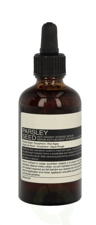 Aesop Parsley Seed Anti-Oxidant Intense Serum carton @ 1 piece x 60 ml in de groep BEAUTY & HEALTH / Huidsverzorging / Gezicht / Huidserum bij TP E-commerce Nordic AB (C33006)