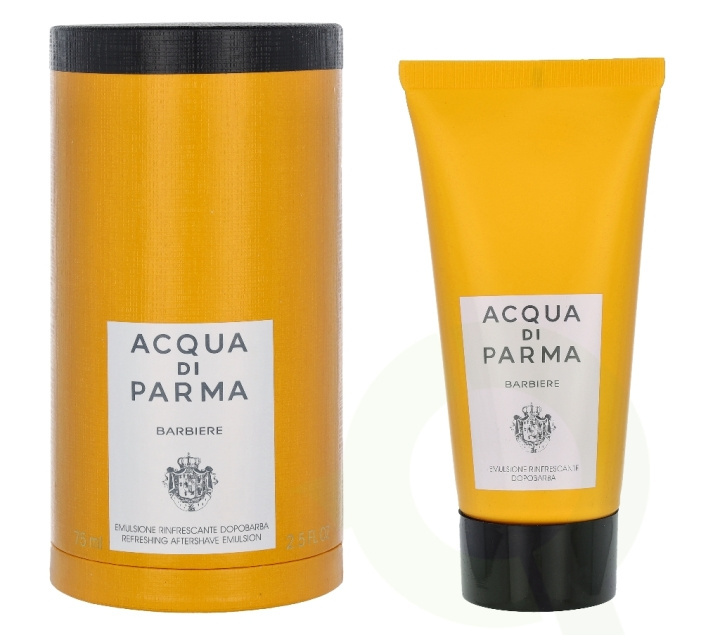 Acqua Di Parma Barbiere Refreshing Aftershave Emulsion carton @ 1 piece x 75 ml in de groep BEAUTY & HEALTH / Haar & Styling / Scheren & Trimmen / Aftershave bij TP E-commerce Nordic AB (C33018)