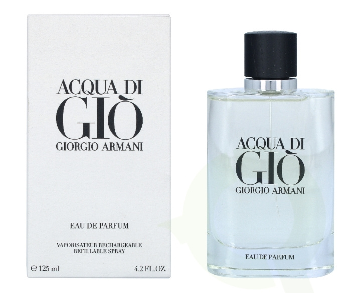 Armani Acqua di Gio Pour Homme Edp Spray carton @ 1 bottle x 125 ml in de groep BEAUTY & HEALTH / Geuren & Parfum / Parfum / Parfum voor hem bij TP E-commerce Nordic AB (C33093)