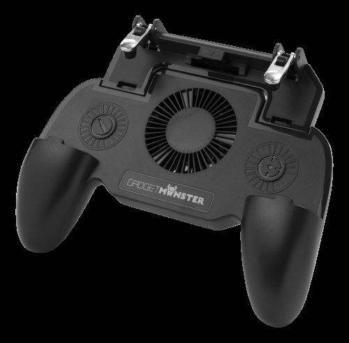 GADGETMONSTER Handheld Mobile Game Controller met 2000mAh Powerbank - Zwart in de groep SMARTPHONE & TABLETS / Overige accessoires / Overige bij TP E-commerce Nordic AB (C33256)