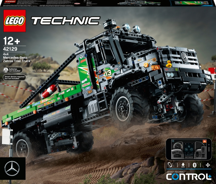 LEGO Technic 42129 - 4x4 Mercedes-Benz Zetros Trial Truck in de groep SPEELGOED, KINDER- & BABYPRODUCTEN / Speelgoed / Bouwspeelgoed / Lego bij TP E-commerce Nordic AB (C33327)
