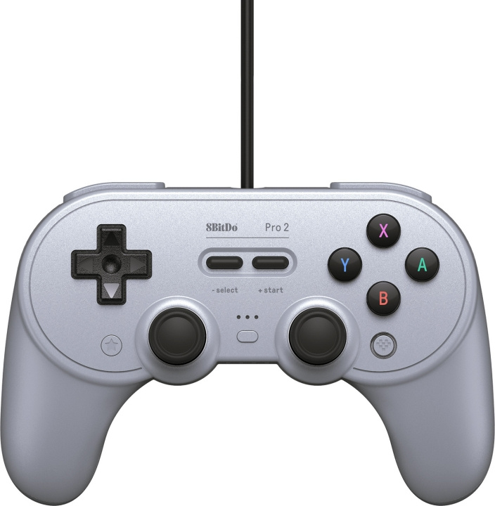 8BitDo Pro 2 Wired Gray Edition Game Controller Switch / PC in de groep COMPUTERS & RANDAPPARATUUR / GAMING / Gamepad bij TP E-commerce Nordic AB (C33340)