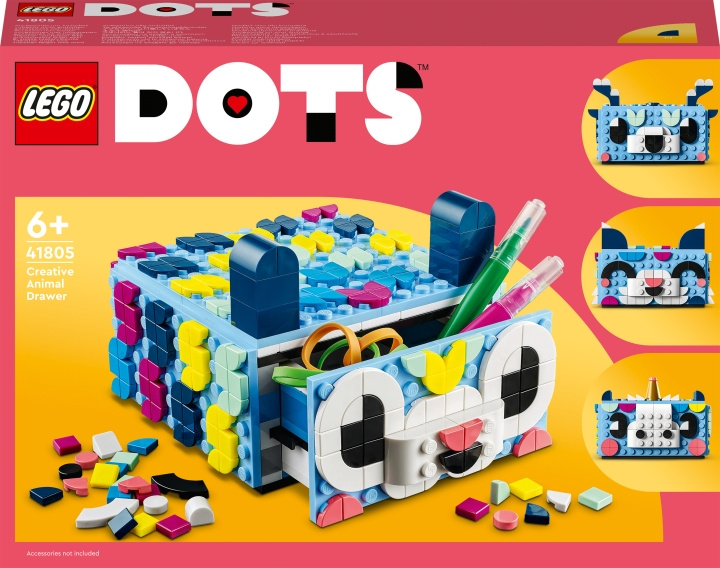 LEGO DOTS 41805 - Creative Animal Drawer in de groep SPEELGOED, KINDER- & BABYPRODUCTEN / Speelgoed / Bouwspeelgoed / Lego bij TP E-commerce Nordic AB (C33363)